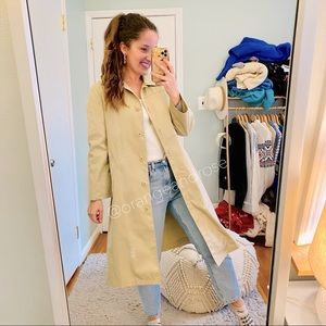 Trendy Vintage London Fog Trench Coat with removable lining Medium